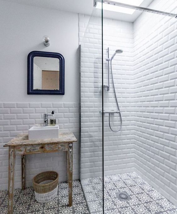 douche italienne carrelage