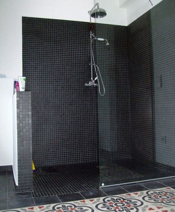 douche italienne mosaïque