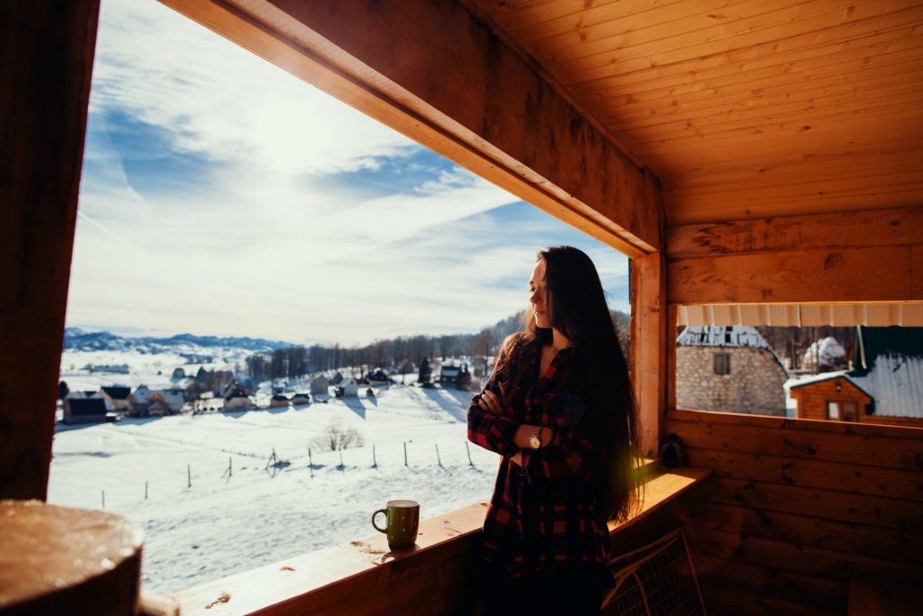 Veranda l'hiver