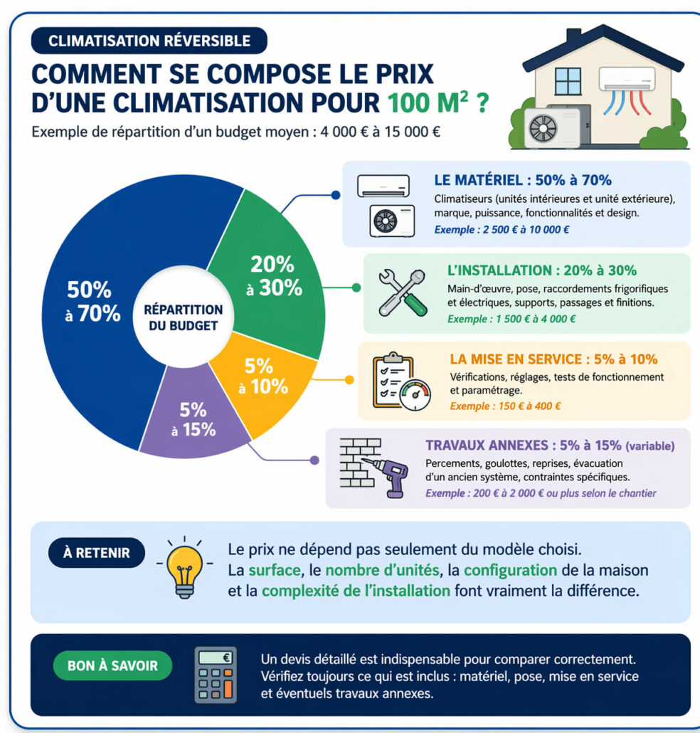 Prix d'une climatisation