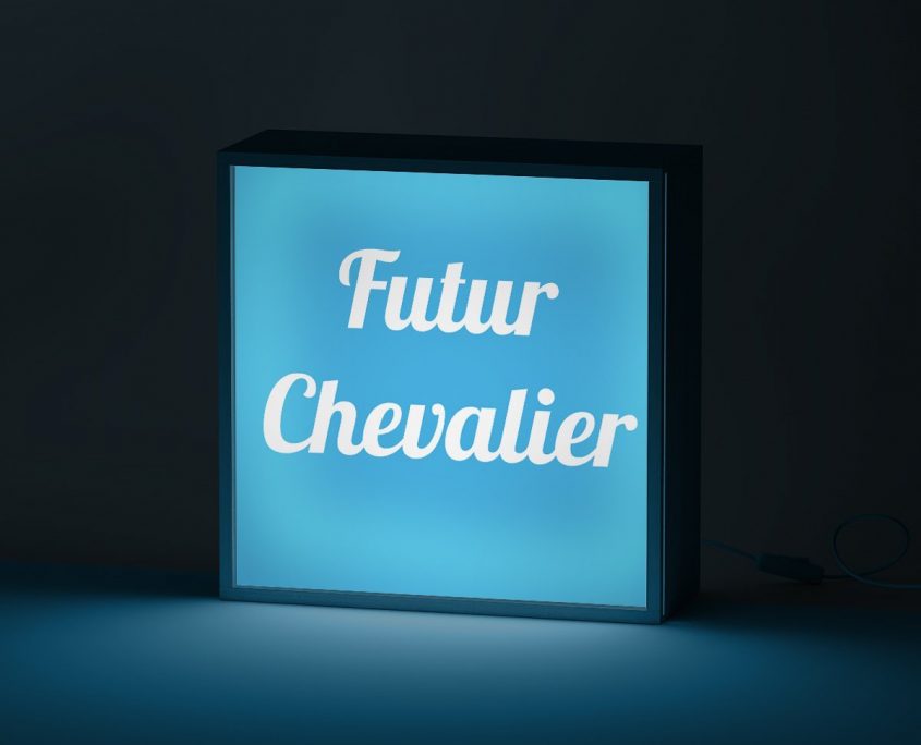 light box enfant futur chevalier