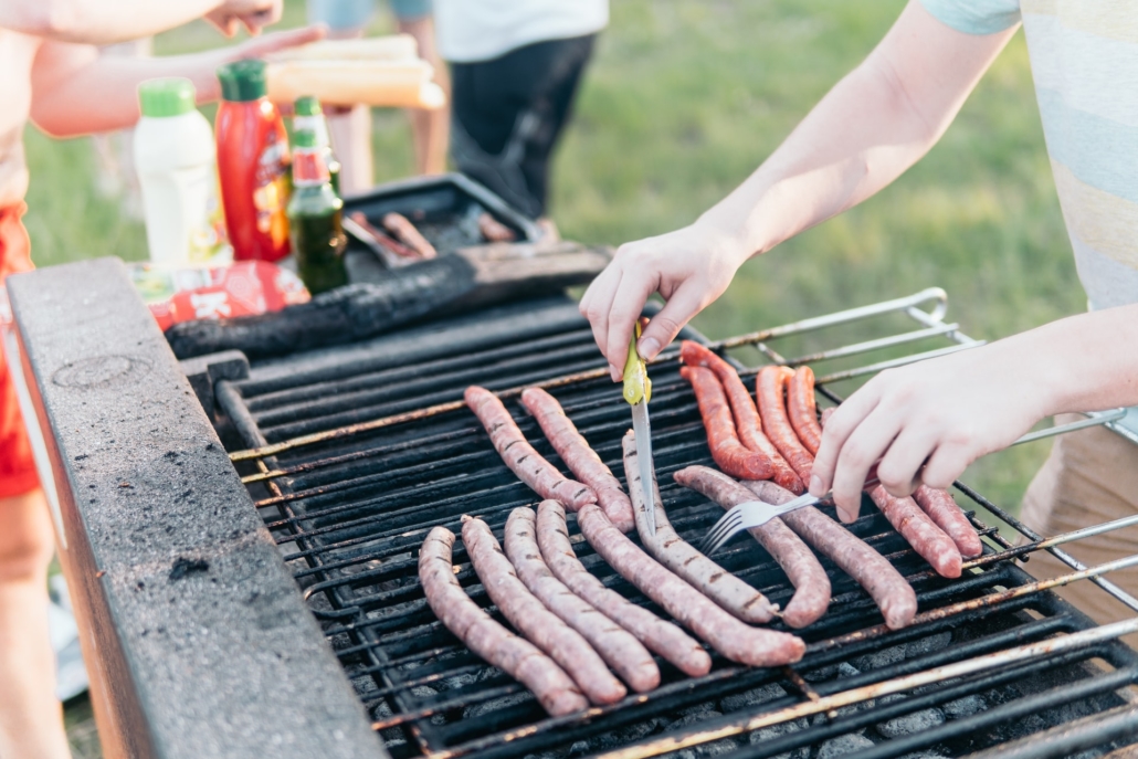 Barbecue en brique réfractaire
